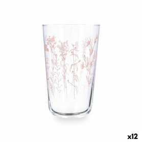 Verre d'eau Quid Velvet Rose verre 400 ml (12 Unités)