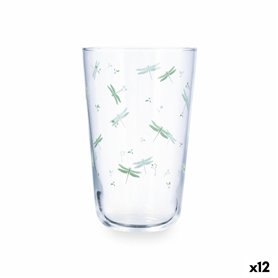 Verre d'eau Quid Velvet Vert verre 400 ml (12 Unités)