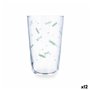 Verre d'eau Quid Velvet Vert verre 400 ml (12 Unités)