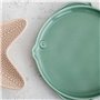 Assiette plate Bidasoa Aura Stela Vert Céramique Poisson 19 x 18 x 2 cm (6 Unités)