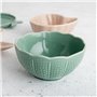 Bol pour Apéritifs Bidasoa Aura Stela Vert Céramique 12 x 12 x 5 cm (6 Unités)