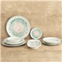 Assiette plate Bidasoa Kai Hydrozero Blanc Céramique Ø 27 cm (6 Unités)