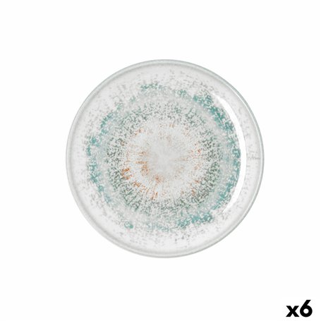 Assiette à dessert Bidasoa Kai Hydrozero Blanc Céramique Ø 21 cm (6 Unités)