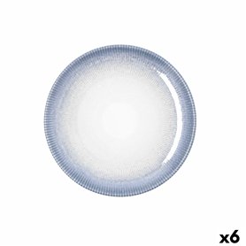 Assiette à dessert Bidasoa Lea Hydrozero Blanc Céramique Ø 21 cm (6 Unités)