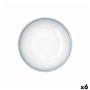 Assiette creuse Bidasoa Lea Hydrozero Blanc Céramique Ø 20 cm (6 Unités)