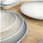 Assiette creuse Bidasoa Lea Hydrozero Blanc Céramique Ø 20 cm (6 Unités)