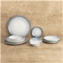 Assiette creuse Bidasoa Lea Hydrozero Blanc Céramique Ø 23 cm (6 Unités)
