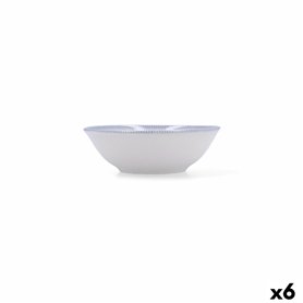 Bol pour Apéritifs Bidasoa Lea Hydrozero Blanc Céramique (6 Unités)