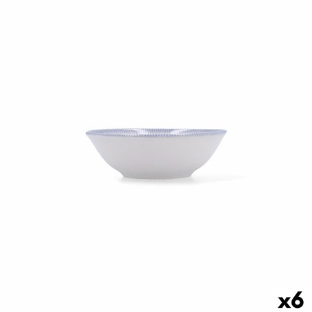 Bol pour Apéritifs Bidasoa Lea Hydrozero Blanc Céramique (6 Unités)