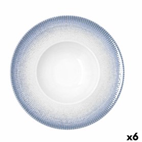 Assiette à pâtes Bidasoa Lea Hydrozero Blanc Céramique Ø 26 cm (6 Unités)