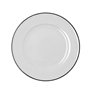 Assiette plate Bidasoa Glacial Filo Blanc Céramique Ø 25 cm (24 Unités)