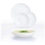 Assiette creuse Luminarc Apy Blanc verre Ø 20 cm (12 Unités)