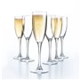 Coupe de champagne Luminarc Ara Transparent verre 160 ml (6 Unités)