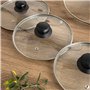 Couvercle pour marmite Quid Renova Transparent verre Ø 32 cm (6 Unités)