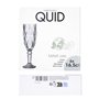 Coupe de champagne Quid Maia Bleu verre 165 ml (6 Unités)