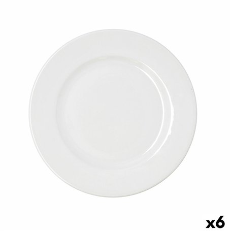 Assiette plate Bidasoa Serenity Hydrozero Blanc Céramique Ø 27 cm (6 Unités)