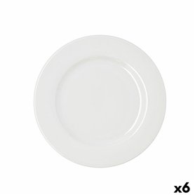 Assiette plate Bidasoa Serenity Hydrozero Blanc Céramique Ø 25 cm (6 Unités)