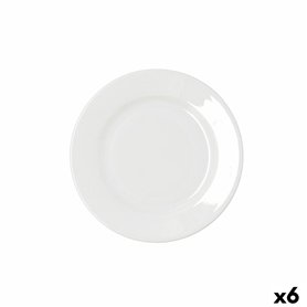 Assiette plate Bidasoa Serenity Hydrozero Blanc Céramique Ø 21 cm (6 Unités)