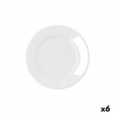 Assiette plate Bidasoa Serenity Hydrozero Blanc Céramique Ø 21 cm (6 Unités)