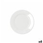 Assiette plate Bidasoa Serenity Hydrozero Blanc Céramique Ø 21 cm (6 Unités)