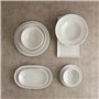 Assiette plate Bidasoa Serenity Hydrozero Blanc Céramique Ø 17 cm (6 Unités)