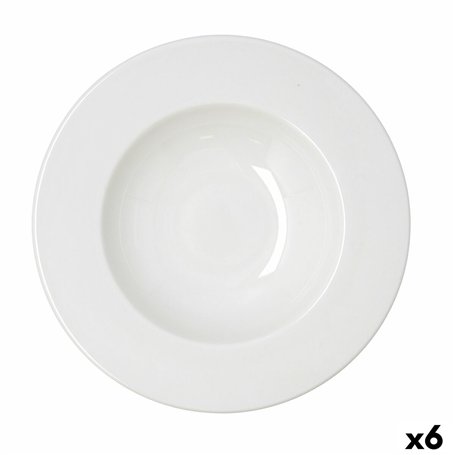 Assiette à pâtes Bidasoa Serenity Hydrozero Blanc Céramique Ø 30 cm (6 Unités)