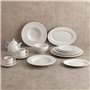 Assiette creuse Bidasoa Serenity Hydrozero Blanc Céramique Ø 23 cm (6 Unités)