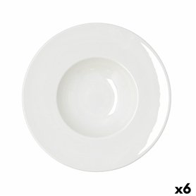 Assiette à pâtes Bidasoa Serenity Hydrozero Blanc Céramique Ø 26 cm (6 Unités)