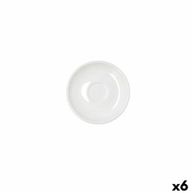 Assiette Bidasoa Serenity Hydrozero Blanc Céramique Ø 13 cm Café (6 Unités)