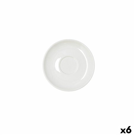 Assiette Bidasoa Serenity Hydrozero Blanc Céramique Ø 15 cm Café (6 Unités)