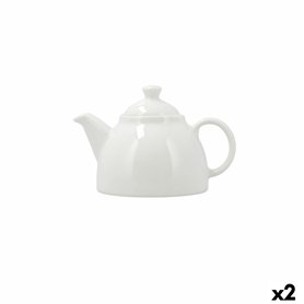 Théière Bidasoa Serenity Hydrozero Blanc Céramique 630 ml (2 Unités)