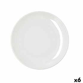 Assiette plate Bidasoa Harmony Hydrozero Blanc Céramique Ø 25 cm (6 Unités)