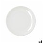 Assiette plate Bidasoa Harmony Hydrozero Blanc Céramique Ø 25 cm (6 Unités)