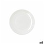 Assiette plate Bidasoa Harmony Hydrozero Blanc Céramique Ø 21 cm (6 Unités)