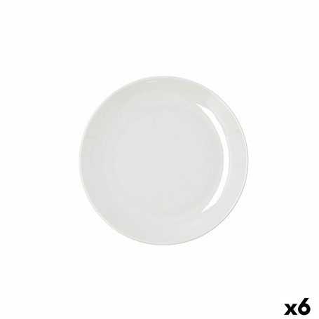 Assiette plate Bidasoa Harmony Hydrozero Blanc Céramique Ø 19 cm (6 Unités)