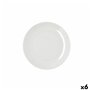 Assiette plate Bidasoa Harmony Hydrozero Blanc Céramique Ø 19 cm (6 Unités)