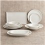 Assiette plate Bidasoa Harmony Hydrozero Blanc Céramique Ø 19 cm (6 Unités)