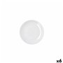 Assiette plate Bidasoa Harmony Hydrozero Blanc Céramique Ø 15 cm (6 Unités)