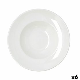 Assiette à pâtes Bidasoa Harmony Hydrozero Blanc Céramique Ø 27 cm (6 Unités)