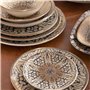 Plat pour pizza Bidasoa Deneb Hydrozero Marron Céramique Ø 30 cm (6 Unités)