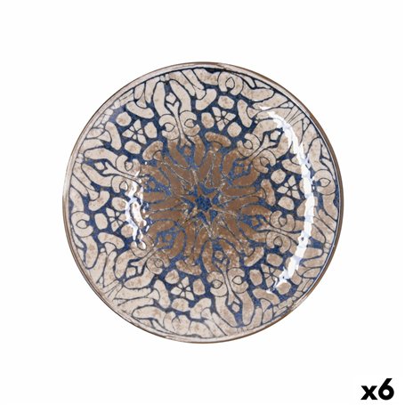 Assiette plate Bidasoa Deneb Hydrozero Marron Céramique Ø 25 cm (6 Unités)