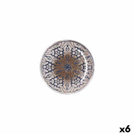Assiette Bidasoa Deneb Hydrozero Marron Céramique Ø 15 cm Pain (6 Unités)