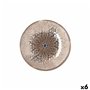 Assiette creuse Bidasoa Deneb Hydrozero Marron Céramique Ø 20 cm (6 Unités)