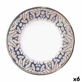 Assiette à pâtes Bidasoa Deneb Hydrozero Marron Céramique Ø 30 cm (6 Unités)