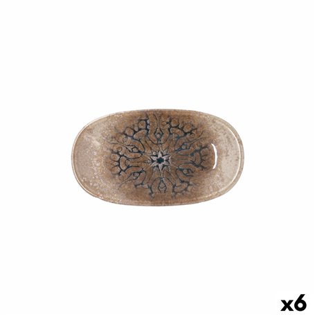 Plateau apéritif Bidasoa Deneb Hydrozero Marron 19 x 11 cm (6 Unités)