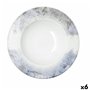 Assiette à pâtes Bidasoa Polaris Hydrozero Beige Céramique Ø 30 cm (6 Unités)