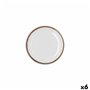 Assiette Bidasoa Orion Hydrozero Blanc Céramique Ø 15 cm Pain (6 Unités)