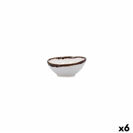 Bol pour Apéritifs Bidasoa Orion Hydrozero Blanc Céramique (6 Unités)
