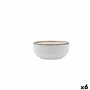 Bol pour Apéritifs Bidasoa Orion Hydrozero Blanc Céramique (6 Unités)