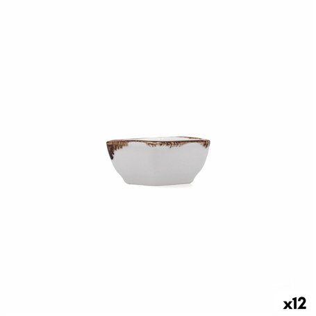 Bol pour Apéritifs Bidasoa Orion Hydrozero Blanc Céramique 8 x 8
